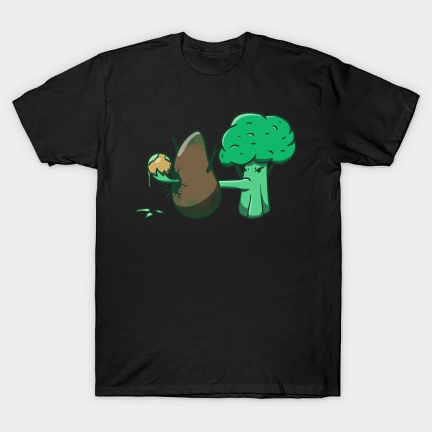 Veggies at war T-Shirt by Izzzzman